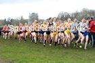 Junior girls, 2020 New Balance English Schools Champs., Sefton Park, Liverpool. Photo: David T. Hewitson/Sports for All Pics